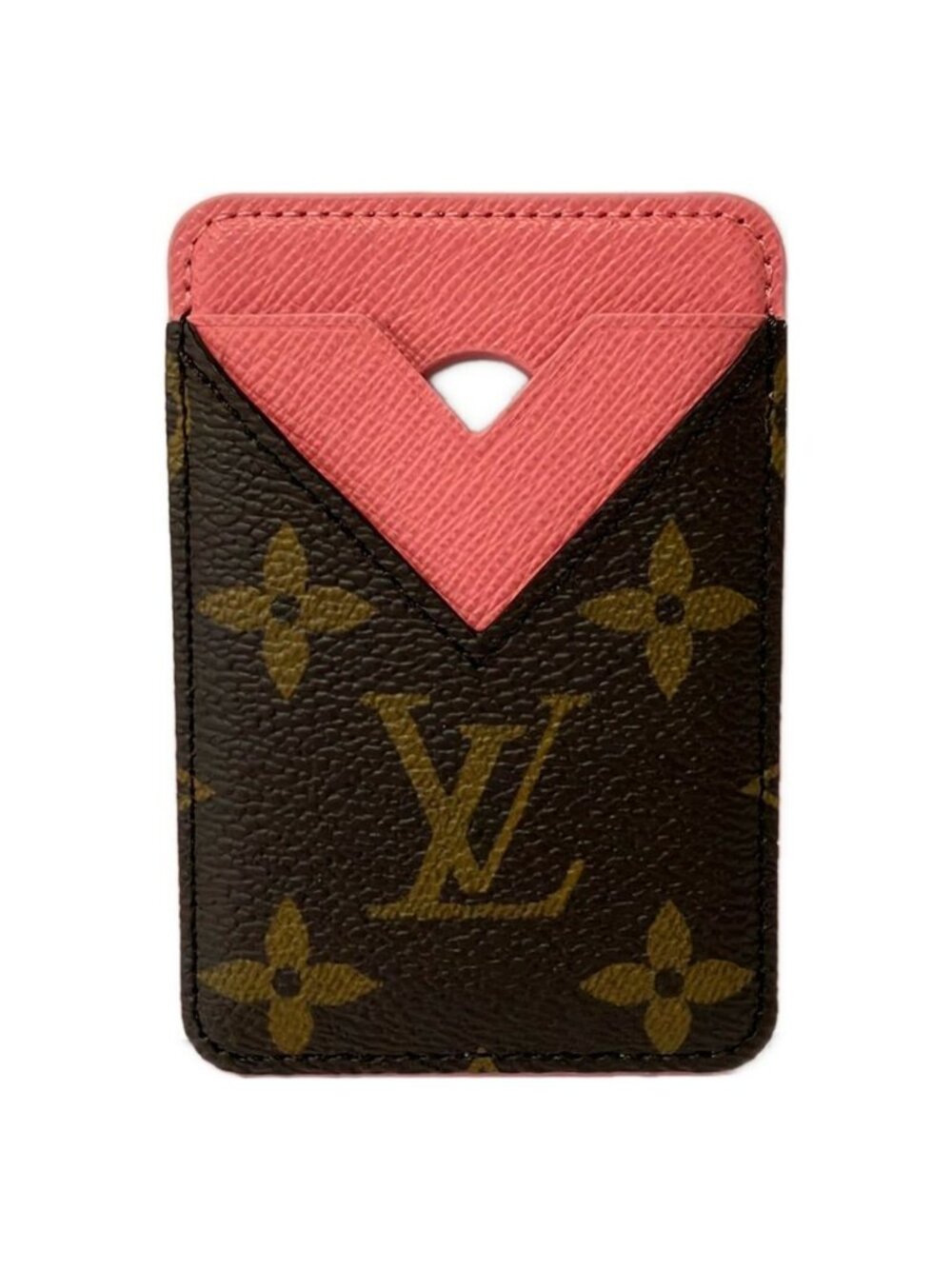 Louis Vuitton Card Case Monogram Magnet Eugenie Pink